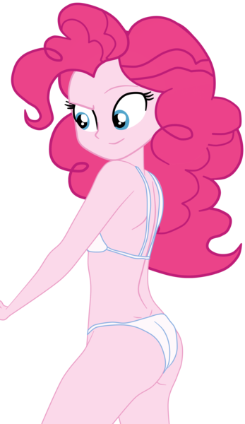 Size: 1796x3105 | Tagged: suggestive, artist:gmaplay, derpibooru import, pinkie pie, equestria girls, balloonbutt, bikini, butt, clothes, image, png, solo, swimsuit