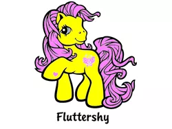 Size: 640x480 | Tagged: safe, derpibooru import, fluttershy, earth pony, g3, g4 to g3, generation leap, image, pc game, png, solo