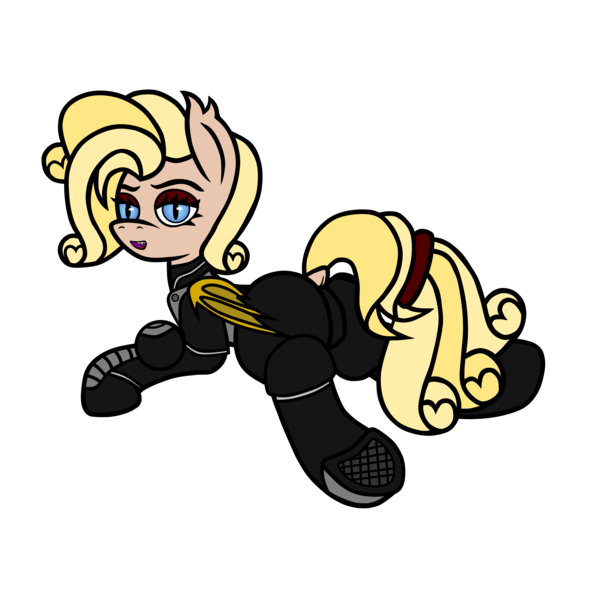 Size: 4000x4000 | Tagged: safe, artist:dice-warwick, derpibooru import, oc, oc:lood odil, bat pony, fallout, fallout: new vegas, image, png, raised tail, slit eyes, stealth suit, stealth suit mk ii, tail