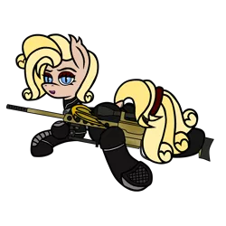 Size: 4000x4000 | Tagged: safe, artist:dice-warwick, derpibooru import, oc, oc:lood odil, bat pony, fallout, fallout: new vegas, gun, image, png, raised tail, rifle, slit eyes, sniper rifle, stealth suit, stealth suit mk ii, tail, weapon