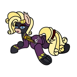 Size: 4000x4000 | Tagged: safe, artist:dice-warwick, derpibooru import, bat pony, clothes, co:lood odil, costume, goggles, image, png, raised tail, shadowbolts costume, slit eyes, solo, tail
