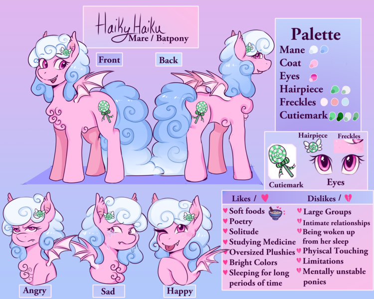 Size: 5000x4000 | Tagged: safe, artist:poofindi, derpibooru import, oc, oc:haiky haiku, unofficial characters only, bat pony, bat pony oc, bat wings, cute, image, pink body, png, solo, wings