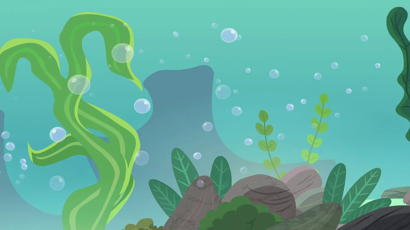 Size: 1280x720 | Tagged: safe, derpibooru import, screencap, surf and/or turf, algae, background, bubble, image, no pony, png, scenic ponyville, seaquestria, underwater