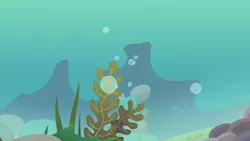 Size: 1280x720 | Tagged: safe, derpibooru import, screencap, surf and/or turf, algae, background, bubble, image, no pony, png, scenic ponyville, seaquestria, underwater