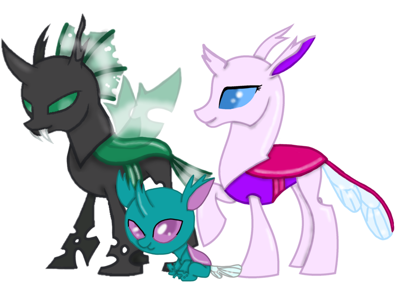 Size: 2048x1509 | Tagged: safe, alternate version, artist:agdapl, derpibooru import, changedling, changeling, background removed, base used, changedlingified, changelingified, crossover, female, green changeling, horn, image, png, raised hoof, simple background, sitting, solo, species swap, spy, team fortress 2, white background, wings