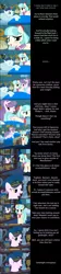 Size: 2000x8895 | Tagged: safe, artist:mlp-silver-quill, derpibooru import, coco pommel, soarin', suri polomare, earth pony, pegasus, comic:pinkie pie says goodnight, bed, comic, cravat, hair bun, hallucination, hat, illusion, image, implied soarinpommel, neckerchief, png, sad, sleeping, taunting, trophy, wonderbolts headquarters