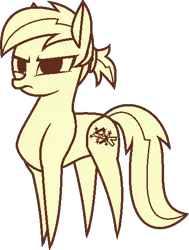 Size: 409x540 | Tagged: safe, artist:pegasski, derpibooru import, oc, oc:anna autumn, earth pony, pony, female, haycartes' method, image, mare, monochrome, paper pony, png, simple background, solo, transparent background