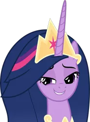 Size: 4000x5407 | Tagged: safe, artist:melisareb, derpibooru import, princess twilight 2.0, twilight sparkle, twilight sparkle (alicorn), alicorn, pony, the last problem, .svg available, absurd resolution, bust, crown, female, image, jewelry, mare, older, older twilight, png, regalia, simple background, smiling, solo, transparent background, vector