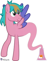 Size: 4000x5161 | Tagged: safe, alternate version, artist:melisareb, derpibooru import, oc, oc:jet raise, unofficial characters only, genie, genie pony, pegasus, pony, .svg available, absurd resolution, image, male, png, simple background, solo, stallion, transparent background, two toned wings, vector, wings