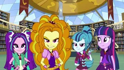 Size: 9216x5184 | Tagged: safe, artist:ktd1993, derpibooru import, adagio dazzle, aria blaze, sonata dusk, twilight sparkle, equestria girls, alternate universe, image, jpeg, the dazzlings