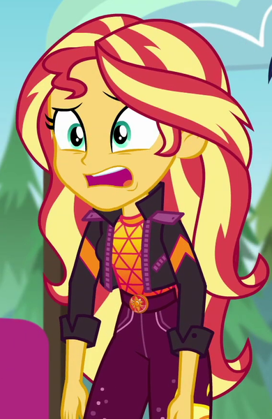 #2452980 - safe, derpibooru import, screencap, sunset shimmer ...