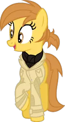 Size: 515x964 | Tagged: safe, artist:pegasski, derpibooru import, oc, oc:anna autumn, earth pony, pony, clothes, female, image, mare, png, simple background, solo, transparent background