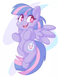 Size: 1200x1600 | Tagged: safe, artist:comfytail, derpibooru import, wind sprint, pegasus, pony, colored, female, filly, flying, image, png, simple background, solo, solo female
