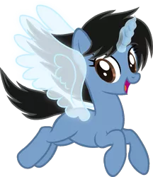 Size: 887x1025 | Tagged: safe, artist:muhammad yunus, derpibooru import, oc, oc:siti shafiyyah, pony, unicorn, base used, female, flying, image, indonesia, looking at you, mare, open mouth, png, solo