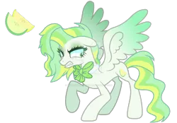 Size: 1280x890 | Tagged: safe, artist:venomous-cookietwt, derpibooru import, oc, unofficial characters only, pegasus, pony, base used, bowtie, deviantart watermark, female, image, magical lesbian spawn, mare, obtrusive watermark, offspring, parent:lemon zest, parent:vapor trail, png, simple background, solo, transparent background, watermark