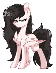 Size: 1448x1888 | Tagged: safe, artist:skyfallfrost, derpibooru import, oc, oc:jess, pegasus, pony, female, image, mare, png, simple background, solo, transparent background