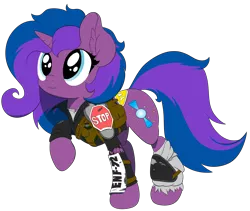Size: 4826x4065 | Tagged: safe, artist:beigedraws, derpibooru import, oc, oc:stellar trace, unofficial characters only, pony, unicorn, absurd resolution, armor, armored pony, female, horn, image, mare, png, raised hoof, smiling, solo, unicorn oc