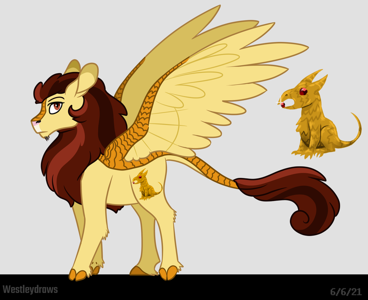 Size: 1813x1481 | Tagged: safe, artist:quincydragon, derpibooru import, oc, oc:aurous idols, hybrid, image, magical lesbian spawn, male, offspring, parent:autumn blaze, parent:daring do, png