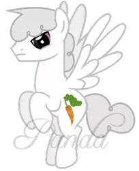 Size: 472x579 | Tagged: safe, artist:ipandacakes, artist:twiily-bases, derpibooru import, angel bunny, ponified, pegasus, pony, image, png, ponified pony pets, simple background, solo, species swap, transparent background, vector, watermark