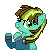 Size: 50x50 | Tagged: safe, artist:pegasski, derpibooru import, oc, oc:aqua haze, unofficial characters only, pegasus, pony, animated, base used, bust, clapping, clapping ponies, eyelashes, female, gif, image, mare, one eye closed, pegasus oc, simple background, smiling, solo, transparent background, wings, wink