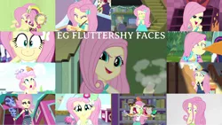 Size: 1280x722 | Tagged: safe, derpibooru import, edit, edited screencap, editor:quoterific, screencap, fluttershy, rarity, sci-twi, twilight sparkle, bird, owl, a fine line, a little birdie told me, costume conundrum, costume conundrum: sunset shimmer, epic fails (equestria girls), eqg summertime shorts, equestria girls, equestria girls (movie), equestria girls series, legend of everfree, mirror magic, opening night, pet project, rainbow rocks, rollercoaster of friendship, shake your tail, sunset's backstage pass!, the road less scheduled, the road less scheduled: fluttershy, spoiler:eqg series (season 2), spoiler:eqg specials, camp everfree outfits, chalkboard, clothes, cute, cutie mark, cutie mark on clothes, eyes closed, geode of fauna, hairpin, image, jewelry, juice, magical geodes, musical instrument, necklace, offscreen character, open mouth, orange juice, png, roller coaster, scared, shyabetes, tambourine
