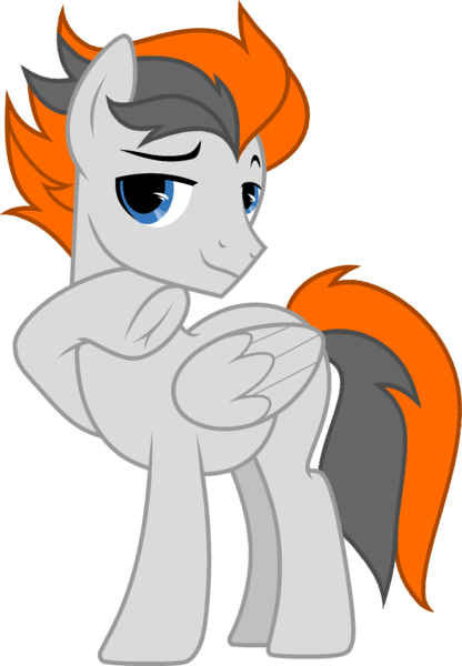 Size: 1688x2433 | Tagged: safe, artist:sirrainium, derpibooru import, oc, oc:sukko, unofficial characters only, pegasus, pony, base used, dreamworks face, high res, hoof on chin, image, lidded eyes, looking at you, male, pegasus oc, png, simple background, smiling, smiling at you, smirk, solo, stallion, transparent background, underhoof, vector, wings