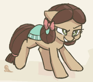 Size: 377x332 | Tagged: safe, artist:plunger, derpibooru import, yona, ponified, earth pony, pony, she's all yak, female, image, mare, png, pony yona, solo, species swap