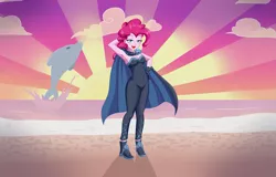 Size: 3005x1920 | Tagged: safe, artist:thebrokencog, pinkie pie, equestria girls, the other side, image, png, solo, stupid sexy pinkie