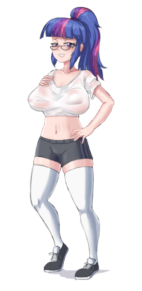 Size: 1552x3168 | Tagged: questionable, artist:thebrokencog, twilight sparkle, human, humanized, image, png, solo