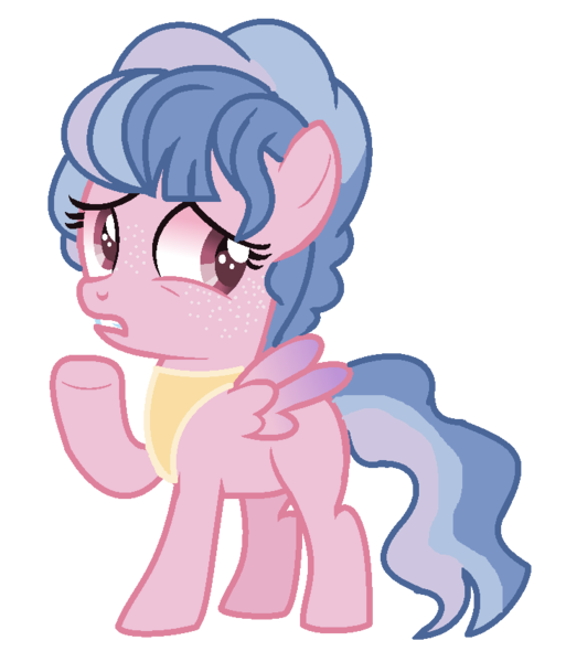 Size: 732x856 | Tagged: safe, artist:venomous-cookietwt, derpibooru import, oc, pegasus, pony, image, magical lesbian spawn, offspring, parent:cozy glow, parent:twilight sparkle, png, simple background, solo, transparent background