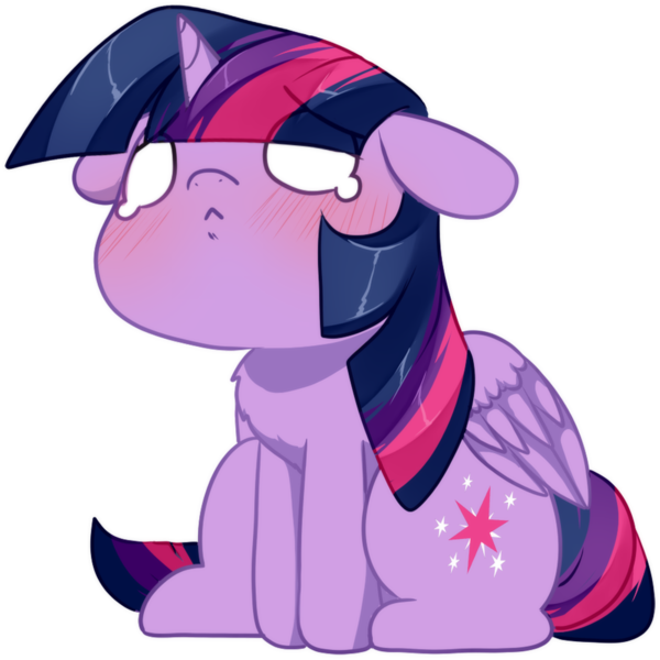 Size: 1000x1000 | Tagged: safe, artist:loyaldis, derpibooru import, twilight sparkle, twilight sparkle (alicorn), alicorn, pony, :<, blushing, chest fluff, chibi, cute, eye clipping through hair, female, floppy ears, frown, hnnng, image, mare, png, sad, sadorable, simple background, solo, teary eyes, transparent background, twiabetes