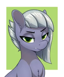 Size: 1638x1975 | Tagged: safe, artist:aquaticvibes, derpibooru import, limestone pie, pony, chest fluff, cute, ear fluff, image, limabetes, looking at you, png, solo