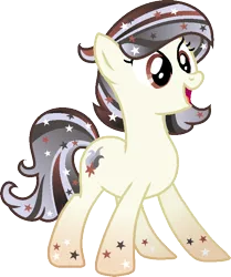 Size: 646x772 | Tagged: safe, artist:pegasski, derpibooru import, oc, oc:galaxy gleam, earth pony, pony, base used, female, image, mare, png, simple background, solo, transparent background
