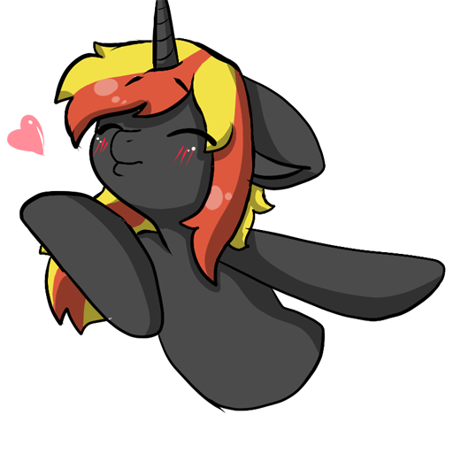 Size: 512x512 | Tagged: safe, artist:alex69vodka, derpibooru import, oc, oc:java, unofficial characters only, pony, unicorn, air kiss, blushing, bust, eyes closed, female, heart, image, png, simple background, sticker, transparent background