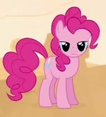 Size: 209x231 | Tagged: safe, derpibooru import, pinkie pie, earth pony, pony, app, game, gameloft, image, jpeg, looking at you, mobile game, unamused, when she doesn't smile