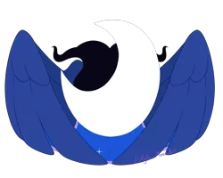 Size: 1250x1000 | Tagged: safe, artist:mythicmoonart, derpibooru import, princess luna, cutie mark, cutie mark only, image, no pony, png, simple background, transparent background, wings