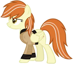 Size: 1024x903 | Tagged: safe, artist:pegasski, derpibooru import, oc, oc:hurricane, pegasus, pony, clothes, female, image, mare, png, simple background, solo, transparent background