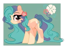 Size: 3399x2547 | Tagged: safe, artist:emberslament, derpibooru import, oc, earth pony, pony, female, flower, flower in hair, hibiscus, image, mare, png, solo