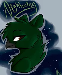 Size: 936x1136 | Tagged: artist needed, safe, derpibooru import, oc, oc:umbra talons, avian, gryphon, 2016, ears, feral, griffon oc, head, image, jpeg, night, no source available, smiling, smug, space