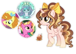 Size: 1487x1067 | Tagged: safe, artist:xxcheerupxxx, derpibooru import, luster dawn, princess flurry heart, pumpkin cake, alicorn, pony, female, image, magical lesbian spawn, magical threesome spawn, mare, offspring, older, parent:luster dawn, parent:princess flurry heart, parent:pumpkin cake, png, simple background, transparent background