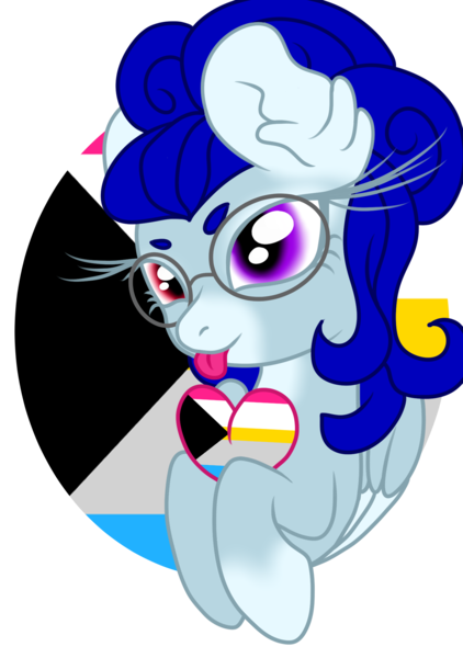 Size: 1512x2150 | Tagged: safe, artist:sajimex, derpibooru import, oc, oc:hajime, unofficial characters only, pegasus, pony, bust, female, heart, image, mare, png, pride, pride month, simple background, transparent background