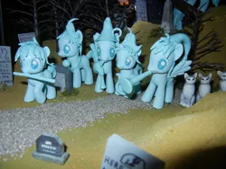 Size: 1024x768 | Tagged: safe, artist:silverband7, derpibooru import, cat, ghost, ghost pony, pony, undead, band, graveyard, image, jpeg, the haunted mansion