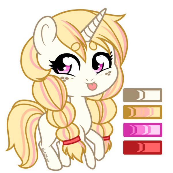 Size: 1448x1448 | Tagged: safe, artist:skyfallfrost, derpibooru import, oc, pony, unicorn, chibi, female, image, mare, png, reference, simple background, solo, tongue out, transparent background