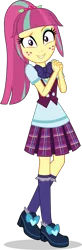 Size: 1673x5109 | Tagged: safe, artist:sebisscout1997, derpibooru import, sour sweet, pony, equestria girls, bowtie, clothes, crystal prep academy, crystal prep academy uniform, crystal prep shadowbolts, female, freckles, happy, image, looking at you, pleated skirt, png, school uniform, skirt, smiling, solo, vector