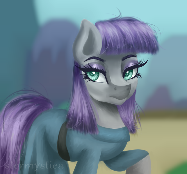 Size: 3000x2800 | Tagged: safe, artist:stormystica, derpibooru import, maud pie, pony, fanart, image, png, ponyville