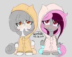 Size: 3743x3000 | Tagged: safe, artist:freefraq, derpibooru import, oc, oc:lai chi, oc:lilac san, unofficial characters only, bat pony, bat pony oc, bat wings, blushing, cheek fluff, chest fluff, clothes, cute, hoodie, image, png, socks, striped socks, wings