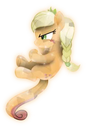 Size: 3611x5297 | Tagged: safe, artist:lincolnbrewsterfan, derpibooru import, applejack, crystal pony, earth pony, monster pony, original species, tatzlpony, my little pony: the movie, the ending of the end, alternate hairstyle, alternate tailstyle, braid, braided ponytail, crown, crystalline, crystallized, crystal tatzlpony, curled tail, derpibooru exclusive, determination, determined, determined face, determined look, determined smile, eye markings, facial markings, floating, gift art, glow, hairband, happy, image, inkscape, jewelry, looking ahead, looking forward, movie accurate, moviefied, png, prehensile tail, regalia, shading, show moviefied, simple background, smiling, solo, species swap, .svg available, tatzljack, transparent background, vector