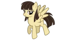 Size: 3200x1800 | Tagged: safe, artist:jakeneutron, derpibooru import, wild fire, pegasus, pony, female, image, lidded eyes, looking at you, mare, png, pose, puppet, simple background, smiling, smiling at you, solo, transparent background