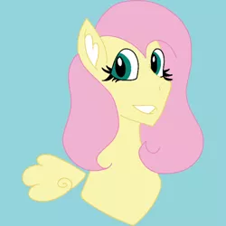 Size: 2048x2048 | Tagged: safe, artist:mintymelody, derpibooru import, fluttershy, pegasus, bust, digital art, image, png