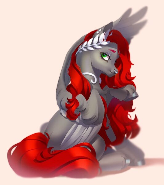 Size: 782x880 | Tagged: safe, artist:drdepper, derpibooru import, oc, oc:void, unofficial characters only, pegasus, pony, ear piercing, earring, image, jewelry, jpeg, lidded eyes, looking at you, piercing, solo